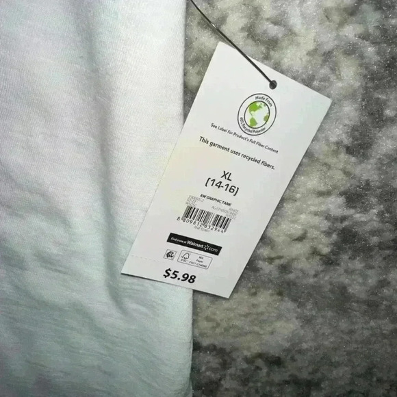 Set of 2 / NWT! Women's Athletic Works Tank Top XL (14-16) Plus White - Picture 9 of 9